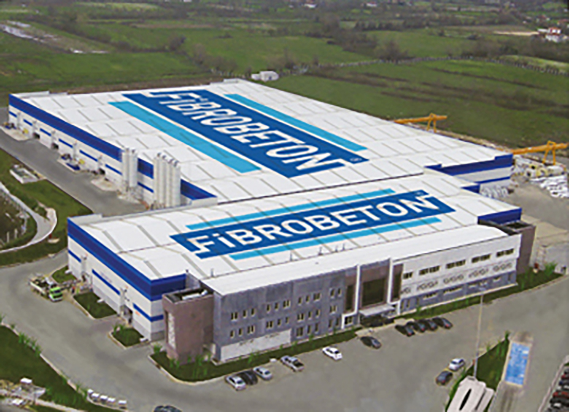 Fibrobeton-Düzce: Tek çatı altındaki dünyadaki en büyük, en teknolojik entegre GRC tesisi faaliyette. 
