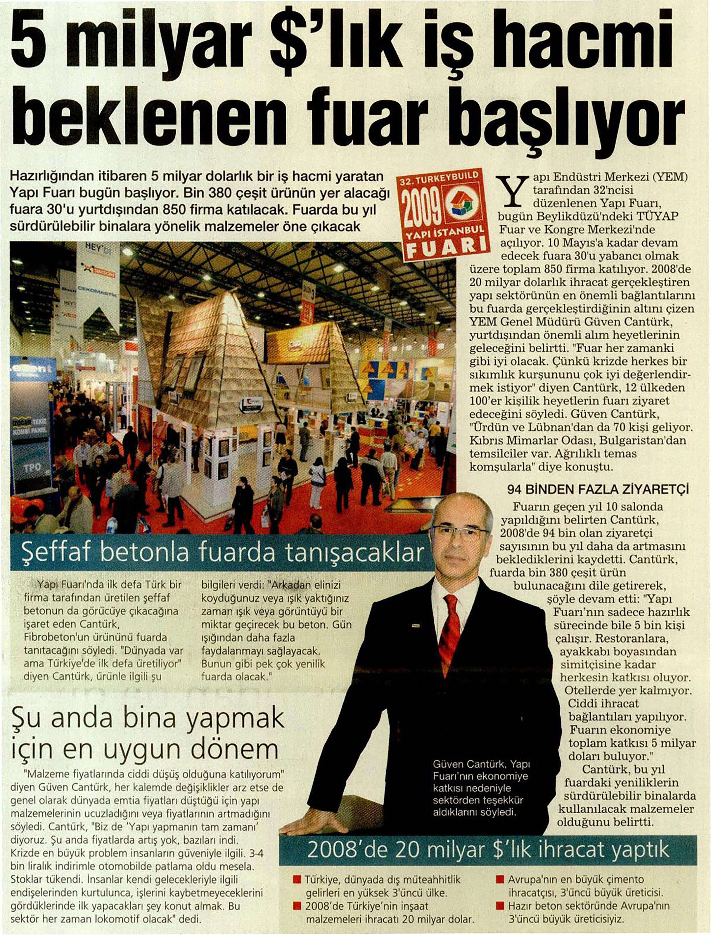 Fibrobeton 32.Yapı Fuarı İstanbul 2009