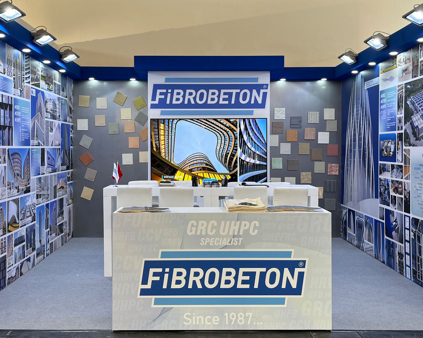 FİBROBETON BAU 2025 FUARINDA YENİLİKÇİ ÜRÜNLERİYLE YER ALDI