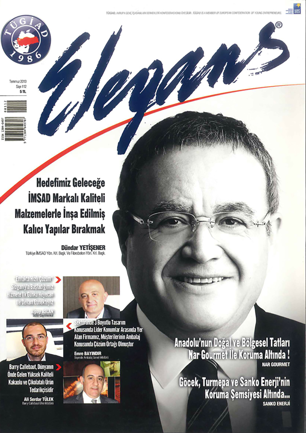 Fibrobeton Elegans Dergisi Dündar Yetişener Röportajı / Temmuz 2013