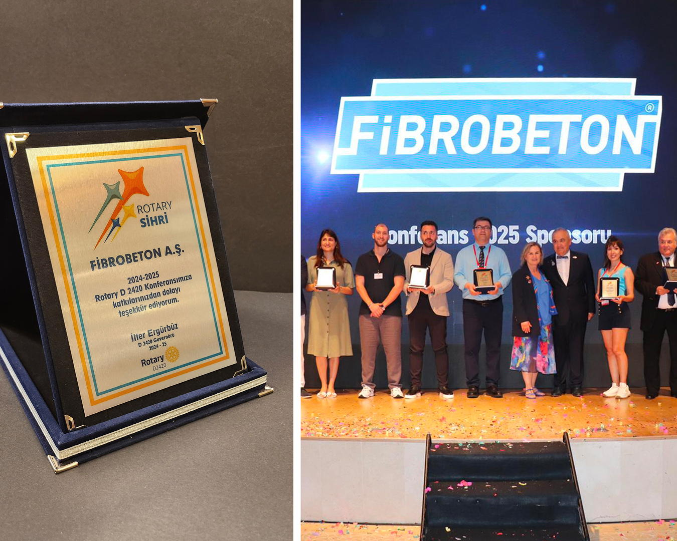 FİBROBETON, 2420. BÖLGE ROTARY KONFERANSI’NDA YER ALDI